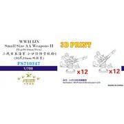 710347 1/700 WW.II 日本海軍 小型対空火器 II （九三式十三粍連装機銃 2種 仰角各12） [プラモデル用パーツ]