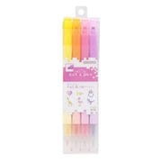 四角マーカー dot e pen(ドット・エ・ペン) 4本セット A S4541782