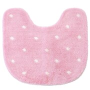 ピュアコロン ミュー トイレマット 約縦55cm×横60cm ピンク
