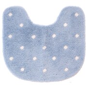 ピュアコロン ミュー トイレマット 約縦55cm×横60cm ブルー