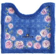 ROYAL COLLECTION チェルシー トイレマット レギュラーサイズ 約60cm×62cm ブルー