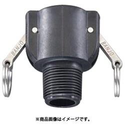 1-1/4" 雄ねじカップリング（ポリプロピレン製） EA462BR-12