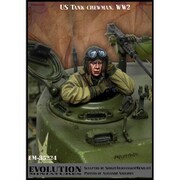 EM-35224 1/35 WWII アメリカ陸軍戦車長 前方を凝視する冬姿の戦車長 [組立式プラスチックモデル]