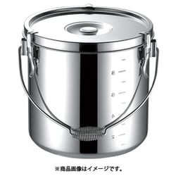 007251003 [KO18-8 給食缶21cm 7.0L ツル取手]