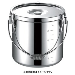 007251005 [KO18-8 給食缶27cm 15L ツル取手]