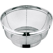 L-0 101 エイブル 18-8 深型ザル 19cm 011154001