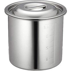 AGモリブデン目盛付寸胴鍋 18cm 手無4.5L 013370018