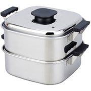 PE18-0 角型蒸器 2段 22cm 033006001