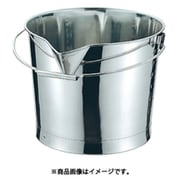 070569002 [CL18-8 口付バケツ プレス15L目盛付共柄取手]