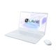 ノートパソコン/LAVIE N15シリーズ/15.6型/Corei7-1260P/メモリ32GB/SSD512GB/Windows11Home/OfficeHome＆Business2021/パールホワイト/ヨドバシカメラ限定モデル PC-N1575EAW-YC