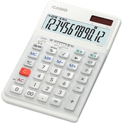 人間工学電卓 12桁 ジャストタイプ 白 JE-12D-WE-N