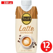 タリーズコーヒー ラテ エスプレッソ キャップ付き 紙パック 330ml×12本 [コーヒー飲料]