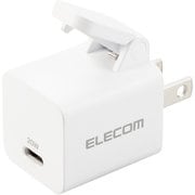 USB急速充電器 MPA-ACCP31シリーズ USB PD(パワーデリバリー)対応 20W USB-C×1 ホワイト MPA-ACCP31WH