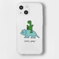 16823825i14 [iPhone 14用 ソフトクリアケース Let’s play]