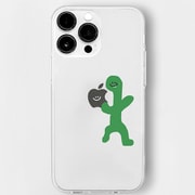 16823843i14P [iPhone 14 Pro用 ソフトクリアケース Olly リンゴ]