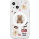 AK23489i14 [iPhone 14用 Magsafe対応 クリアケース テディベア]