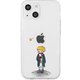 AK23501i14 [iPhone 14用 ソフトクリアケース リトルプリンス バラ]