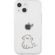 AK23510i14 [iPhone 14用 ソフトクリアケース ワンちゃんと虫]