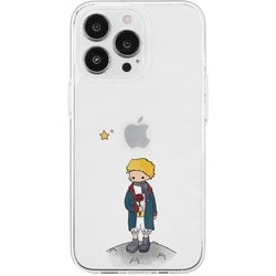 AK23535i14P [iPhone 14 Pro用 ソフトクリアケース リトルプリンス バラ]