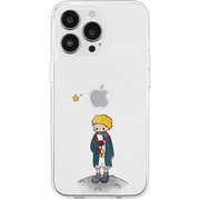AK23535i14P [iPhone 14 Pro用 ソフトクリアケース リトルプリンス バラ]