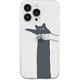 AK23548i14P [iPhone 14 Pro用 ソフトクリアケース だらーんクロネコ]