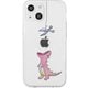 AK23553i14M [iPhone 14 Plus用 ソフトクリアケース はらぺこザウルス ピンク]