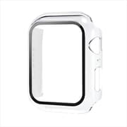 TCAWSEGC-40CL [Apple Watch 40mm 全機種対応（SE/6世代/5世代/4世代） 耐衝撃 ケース カバー ガラスフィルム 一体型 クリア]