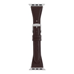 RWC038BU [Apple Watch 38/40/41mm 用 バンド 牛革 ウォッシャブル ダークブラウン]