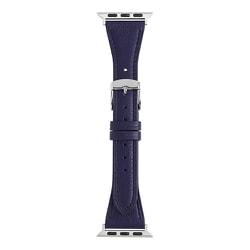 RWC038DU [Apple Watch 38/40/41mm 用 バンド 牛革 ウォッシャブル ネイビー]