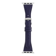 RWC038DU [Apple Watch 38/40/41mm 用 バンド 牛革 ウォッシャブル ネイビー]