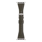 RWC038MU [Apple Watch 38/40/41mm 用 バンド 牛革 ウォッシャブル グリーン]