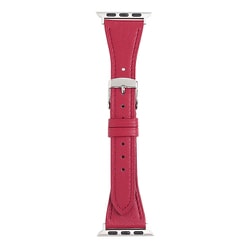 RWC038RU [Apple Watch 38/40/41mm 用 バンド 牛革 ウォッシャブル レッド]