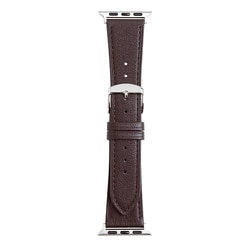 RWC039BU [Apple Watch 38/40/41mm 用 バンド 牛革 ウォッシャブル ダークブラウン]