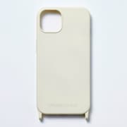 PN23903i14MIV [iPhone 14 Plus用 ストラップホール付 シリコンケース アイボリー]