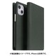 ABS24049i14GR [iPhone 14用 VINTAGE ダイアリーケース グリーン]
