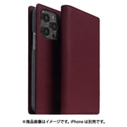 ABS24072i14PWN [iPhone 14 Pro用 VINTAGE ダイアリーケース ワイン]