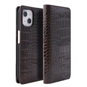ABS24086i14MDB [iPhone 14 Plus用 LIPARI ダイアリーケース ダークブラウン]