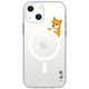 ABF24185i14 [iPhone 14用 MagSafe対応 クリアケース しばたさん 柵の向こう]