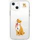 ABF24195i14 [iPhone 14用 ソフトクリアケース しばたさん お散歩まだですか]