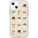 ABF24197i14 [iPhone 14用 ソフトクリアケース しばたさん パターン（日替わりコーデ）]