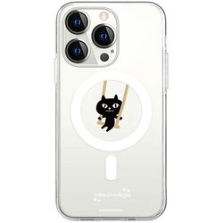 ABF24224i14P [iPhone 14 Pro用 MagSafe対応 クリアケース ネコマンジュウ ブランコ]