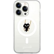 ABF24224i14P [iPhone 14 Pro用 MagSafe対応 クリアケース ネコマンジュウ ブランコ]