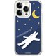 ABF24227i14P [iPhone 14 Pro用 ソフトクリアケース なにもしないうさぎ 腕広げ（夜になりましたがなにもしません）]