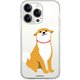 ABF24230i14P [iPhone 14 Pro用 ソフトクリアケース しばたさん 吠える]