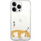 ABF24233i14P [iPhone 14 Pro用 ソフトクリアケース しばたさん 昼寝]