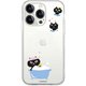 ABF24243i14P [iPhone 14 Pro用 ソフトクリアケース ネコマンジュウ バスタイム]
