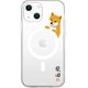 ABF24248i14M [iPhone 14 Plus用 MagSafe対応 クリアケース しばたさん 柵の向こう]