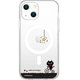 ABF24249i14M [iPhone 14 Plus用 MagSafe対応クリアケース ネコマンジュウ サイクリング]