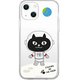 ABF24251i14M [iPhone 14 Plus用 MagSafe対応 ソフトクリアケース ネコマンジュウ 宇宙探検]