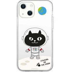 ABF24251i14M [iPhone 14 Plus用 MagSafe対応 ソフトクリアケース ネコマンジュウ 宇宙探検]